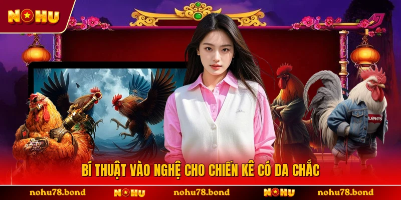 Bí thuật vào nghệ cho chiến kê có da chắc