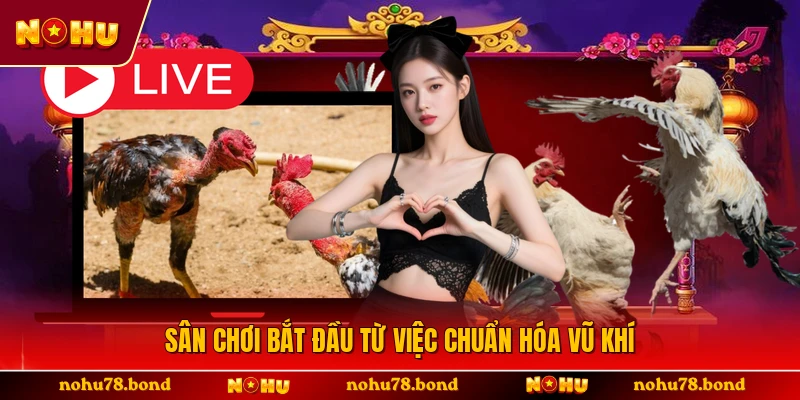 Sân chơi bắt đầu từ việc chuẩn hóa vũ khí